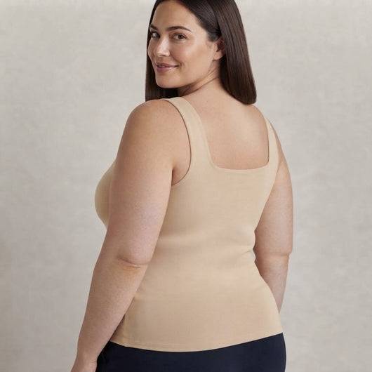 Camiseta de tirantes Confort de Carmen — con sujetador integrado